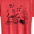 thumbnail image 3 of Peanuts - Snoopy & Charlie Dancing - Women's Short Sleeve Graphic T-Shirt, 3 of 6