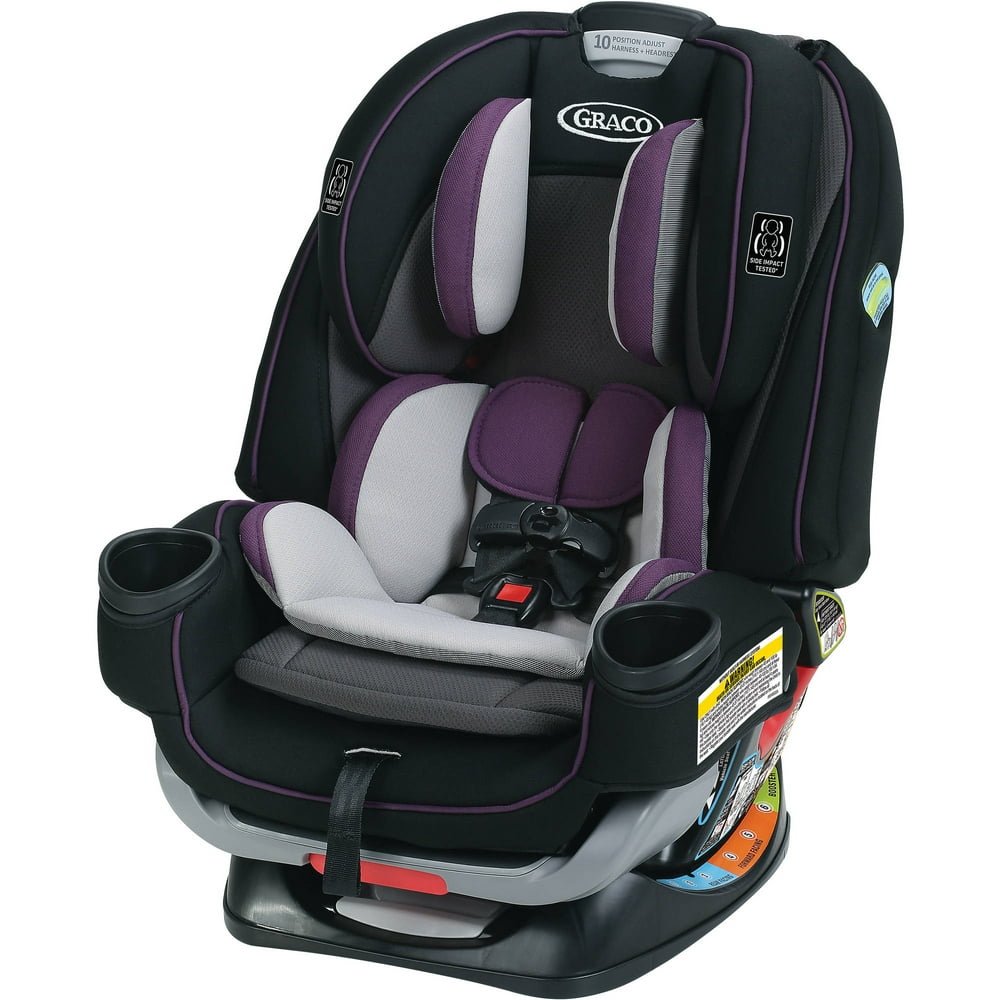 Graco 4Ever Extend2Fit 4-in-1 Convertible Car Seat, Jodie Purple