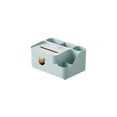 thumbnail image 1 of Large Tissue Box & Coffee Table Organizer - Multifunctional Storage for Living Room, Bathroom, or Office (White/Pink/Green), 1 of 6