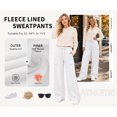 thumbnail image 2 of TEMOFON Sweatpants for Women Straight Leg Elastic Waist Fall Winter Pants Casual Lounge Pants Womens Sweatpants with Pockets, 2 of 11