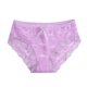 thumbnail image 1 of Braguitas sexy de encaje para mujer con malla hueca y lazo, cintura baja, mezcla de poliéster, nailon y spandex, talla única para 40-60 kg, ideal para un estilo sexy y de discoteca, 1 of 3