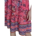 thumbnail image 6 of Falling Flowers Women's Smocked Fit & Flare With Ruffle Details Short Dress, Sizes XS-XL, 6 of 7