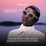 Ray-Ban Meta (Gen 2), Wayfarer Large, Matte Black, Clear Lenses | Smart AI Glasses