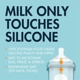 thumbnail image 4 of Botellas Boon Nursh, bolsa reutilizable de silicona, 240 ml, 3-6 m, 4 of 7