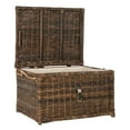 thumbnail image 4 of happimess Caden 30" Wicker Storage Trunk, Brown, HPM9001B, 4 of 11