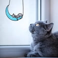thumbnail image 2 of Loss of Cat Sympathy Gift, Cat Memorial Gifts for Cat Lovers, Pet Sympathy Gifts for Cats,Pet Memorial Gifts Orange Cat on Moon,Stained Window Hanging Acrylic Suncatcher, 2 of 7