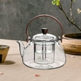 thumbnail image 6 of Baoblaze Glass Teapot 1L Hand Blowing Stovetop Tea Kettle for Kitchen Hotel Household, 6 of 8