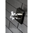 thumbnail image 2 of Kingston Brass KS3048PX Single-Handle Three-Way Diverter Valve with Square Trim Kit in Brushed Nickel, 2 of 9