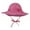 Hot Pink, variant on ZHOGXU Kid'S Sun Cap Adjustable Bow Wide Brim Solid Color Upf 50  Sun Protection Bucket Hat For Boys Girls Vacation Daily Play,Blue,52