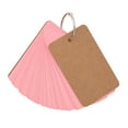 thumbnail image 2 of Pink Kraft Paper Mini Notebook With Ring Blank Page, By Meiiso, Large Inventory!, 2 of 9