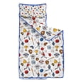 thumbnail image 2 of White Baseball Elements Pattern Toddler Nap Mats for Kids Preschool,Sleeping Mat Bag or Kids,Toddler Sleeping Bag,Toddler Nap Mat or Daycare, 2 of 6