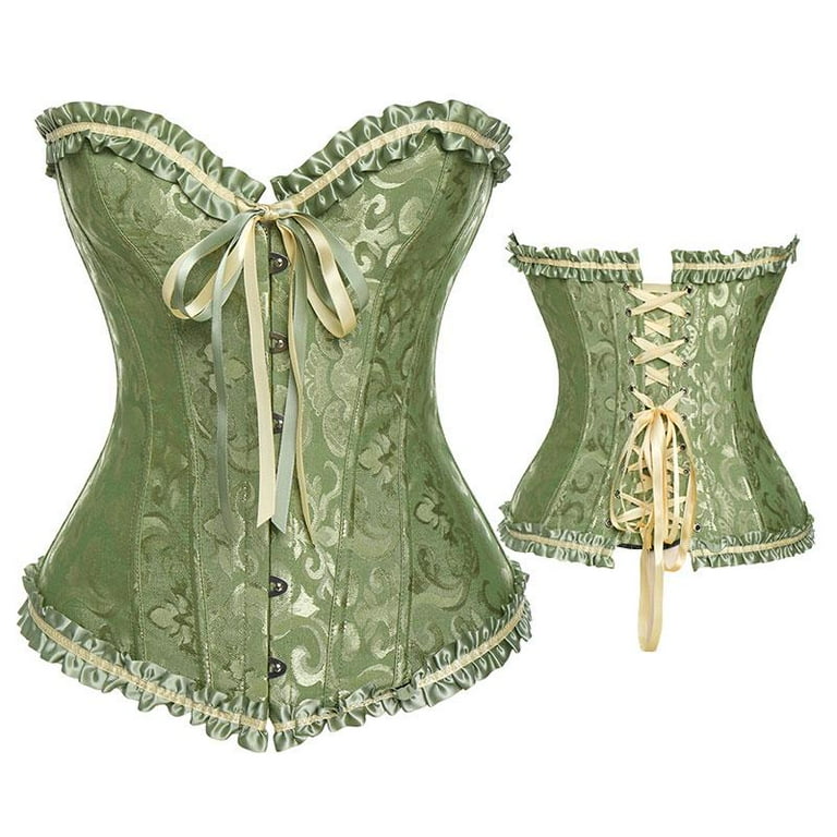 コレクティブル・バスト COLLECTIBLE BUST Women's Lace Up Boned Corset Top Overbust Bustier Hourglass