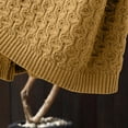 thumbnail image 7 of Delayuji Women's Knitted Sweater Vest Solid Color Hollow Pullover Vest Loose Casual Vest Womens Fashion Sweater Yellow, 7 of 7