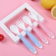 AGXAP Tableware Baby Cutlery Easy Grip HeatResistant Twistable Self