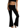 thumbnail image 2 of POINTERTECK Pantalon Long Casual à Taille Haute Pantalon Large Solide à Taille Élastique, 2 of 4