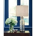 thumbnail image 2 of Signature Design by Ashley Laurentia 28.75" Modern Neutral Glass Table Lamp, Champagne, 2 of 4