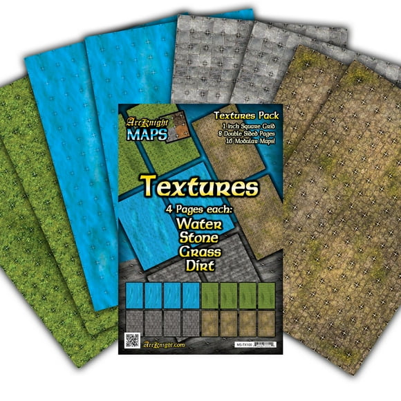 Paquete de mapas modulares Arcknight The Texutures Pack RPG Battlemaps