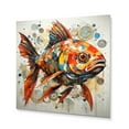 thumbnail image 2 of Designart "Art Piscine Fishing Pop wall art II" Animals Metal Wall Art Prints, 2 of 5