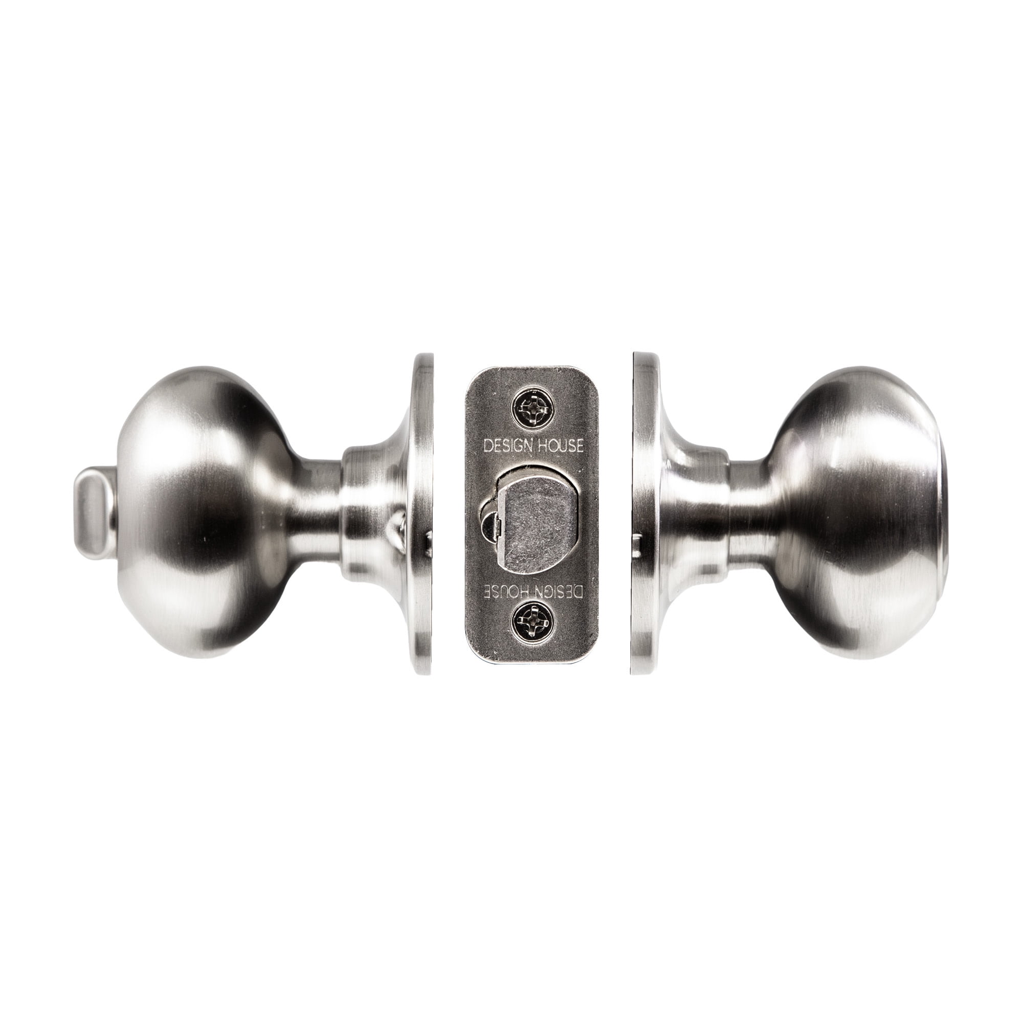 Satin Nickel Egg Keyed Entry Door Knob, Left and Right Hand, ANSI Grade 3, Fits 1-3/8 in. to 1-3/4 in. Doors