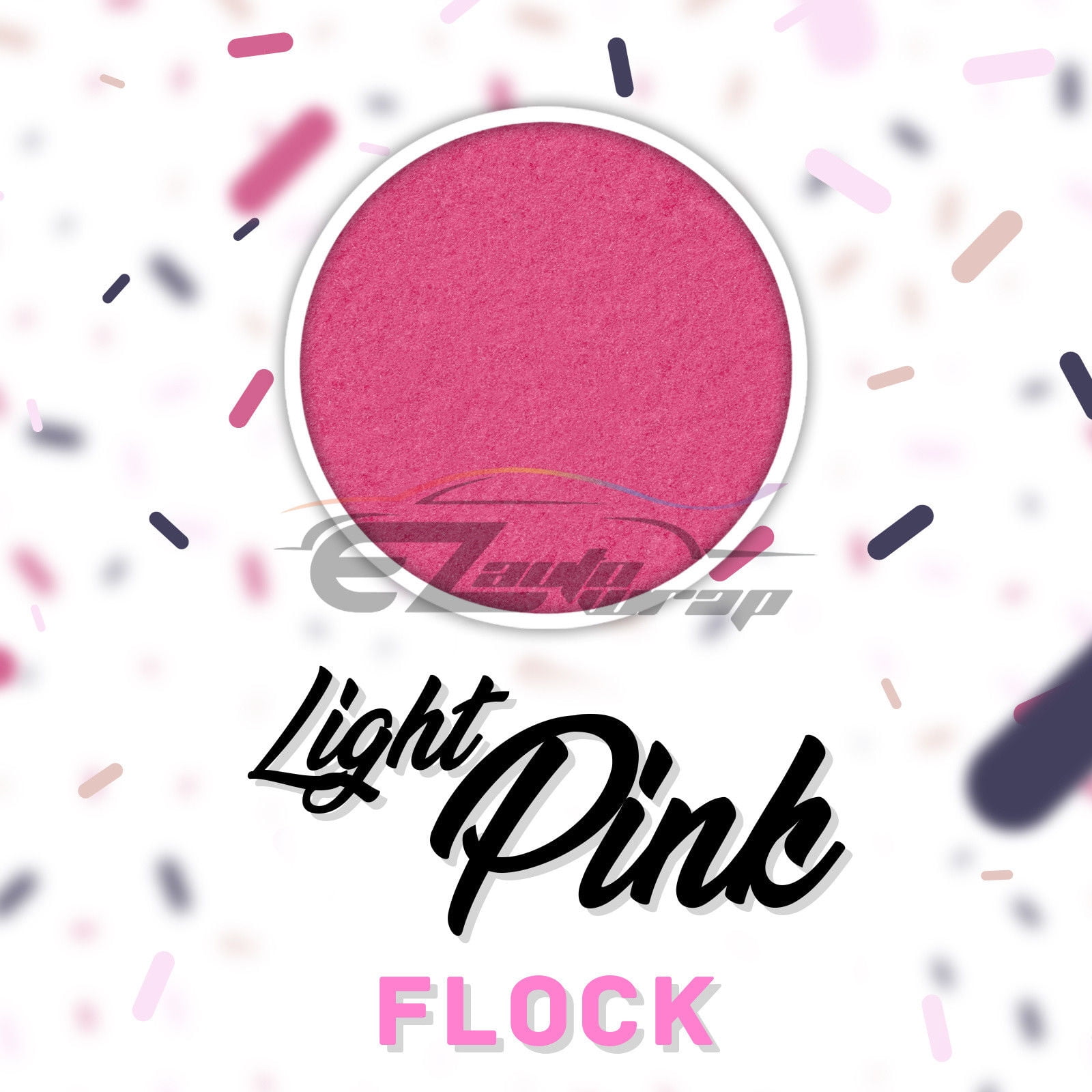 ESSMO Light Pink Flock Heat Transfer Vinyl HTV Sheet T-Shirt 20" Wide Iron On Heat Press DF08 20"x120"