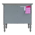 thumbnail image 6 of Easterbrook 31.5 in. W Wood 4 Drawer Accent Storage Chest - Gray, 6 of 8