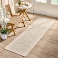 thumbnail image 2 of Better Homes & Gardens Neutral Soliel Floral 30" x 102" Runner Rug, 2 of 11