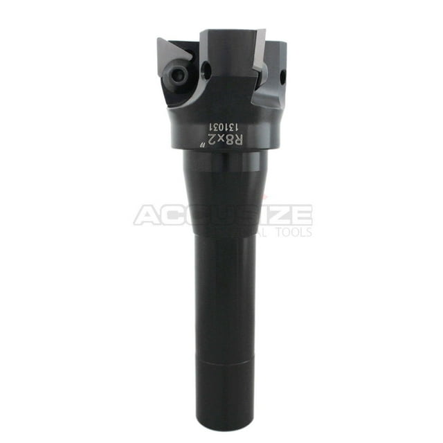 Accusize - Fraises à Bouts Indexables en Carbure de 2 Po, Tige R8, avec 3 Plaquettes TPG 322 Pcs, 0046-0916