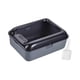 thumbnail image 5 of Caja de arena para gatos, arenero antisalpicaduras, bandeja de arena abierta para mascotas Gris M, 5 of 9