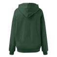 thumbnail image 5 of XIAONU Hoodies For Womens Oversized Long Sleeve Drawstring Hoodie Solid Color Baggy Trendy Pullover Hoodie With Pockets, 5 of 5