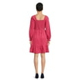 thumbnail image 3 of Time and Tru Womens Smocked Cord Dress, 3 of 5