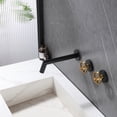 thumbnail image 3 of Wall Mounted Two Handle Bathroom Sink Faucet, 3 of 5