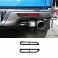 thumbnail image 4 of for Ford F150 F-150 2015-2020 Carbon Fiber Rear bumper Fog Light Lamp Cover Trim, 4 of 4