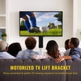 thumbnail image 3 of VEVORbrand Motorized TV Lift Mount 30.4-50" Height Adjustable, 20" Stroke Length, Fit for 28-32" TV Lift with Long-Distance Regulator, Load Capacity 132 lbs, 3 of 10