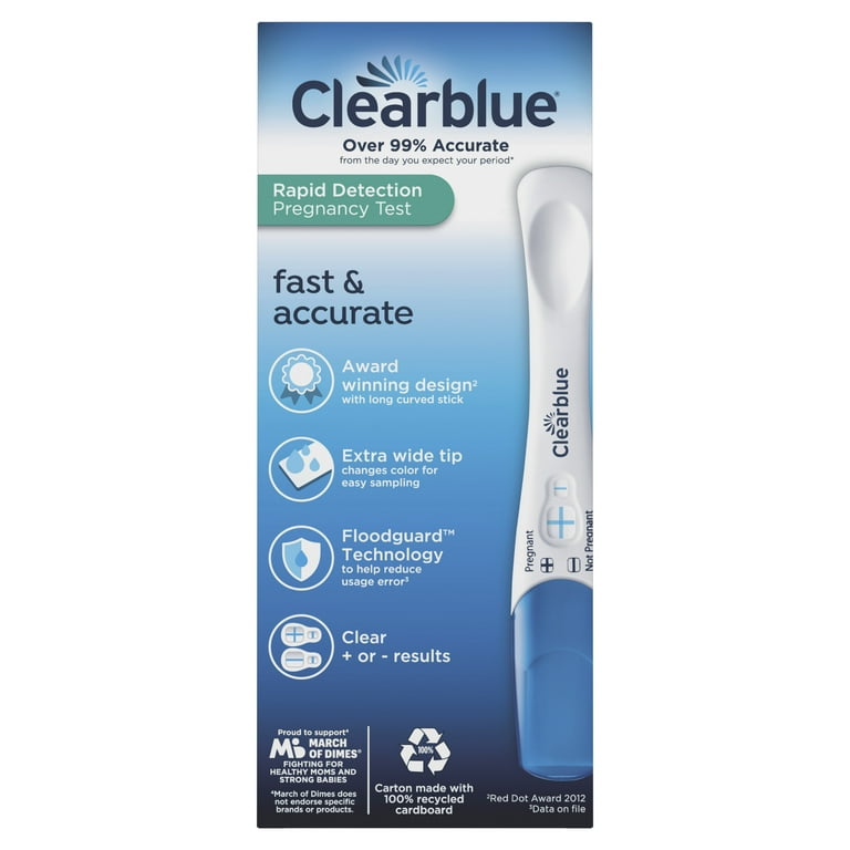 Clearblue Rapid Detection Pregnancy Test, Home Pregnancy Kit, 2 Ct