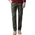 thumbnail image 1 of Pantalones a juego: delgado, cónico, parte delantera plana, casual, 34, verde claro, 1 of 6