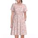 thumbnail image 1 of Balery Floral Retro Style Vestidos sueltos de manga corta para mujer, vestidos de verano 2025, vestidos casuales de corte A con vuelo., 1 of 6