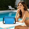 thumbnail image 4 of Waterproof Travel Toiletry Bag, Basic Blue Pvc Storage, Outdoor Swimming Drifting Space, Portable Phone Dry Pouch Build Build, Summer Travel Essential Gift Gift Gift, 4 of 7