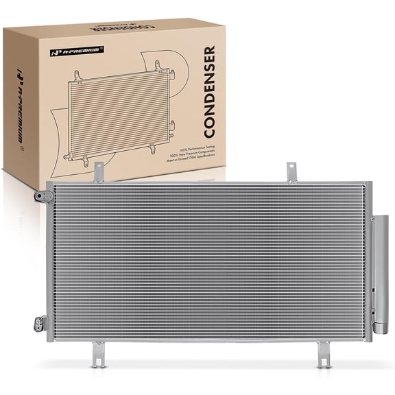 A-Premium Air Conditioning A/C Condenser Compatible with Honda Fit 2015-2020 L4 1.5L Hatchback, Replace# 4441, 80100T5RA01