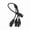shape:One for three, variant on SAE Power Automotive Connector Cable Y Splitter 1 to 2/3/4 SAE Extension Cable 18AWG for Camp Trailer Solar Panels