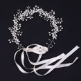 thumbnail image 2 of Tiara Tocado Novias Diadema De Cristal Hoja, Hecho A Mano, 2 of 5