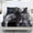 Black Marble, variant on POLERO Black Gold Marble King Size Bedding Sheet Set 3-Piece Breathable Non-Slip Fitted Sheet with Standard Pocket 9.8 Inch and 2 Pillowcases for Bedroom Decor