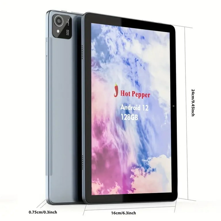 Hot Pepper DT40 128GB 10.1インチ #T-295 Hot Pepper Tablet DT40 6GB RAM 128GB ROM + 1TB Expansion With Case