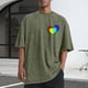 thumbnail image 2 of RKSTN Valentine's Day T Shirts for Man Oversized Crewneck Cotton Valentine Print Short Sleeves Shirts Tops Mens Casual Round Neck Sports Washed Distressed T-Shirts Loose Fits Comfy Soft Tee Shirts, 2 of 6