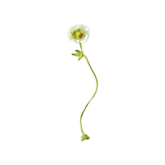Flower Crochet Bookmark for Home and Craft - Practical Handmade Design Bookmark for Reading Lovers