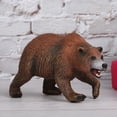 thumbnail image 4 of Modelo de simulación de oso pardo, adornos, decoración de escritorio, juguete educativo, 4 of 5