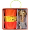 Meri Meri Neon & Star Cupcake Kit