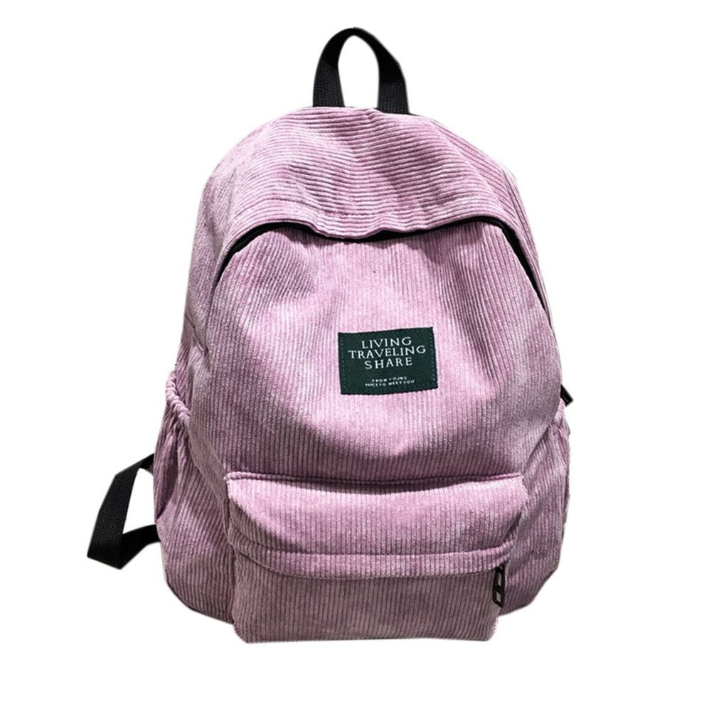 velvet backpack