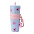 thumbnail image 1 of Siruishop Bouteille d'Eau Mignonne en Acier Inoxydable Isolée pour Marche Randonnée Fête Rose Rouge, 1 of 8