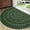 Green, variant on Half Circle Door Mat Front Door Mat Outside Entrance Welcome Mats Outdoor Indoor Semicircular Doormat for Outdoor Half Round Door Mats for Garage Muddy Paws 24"x36"