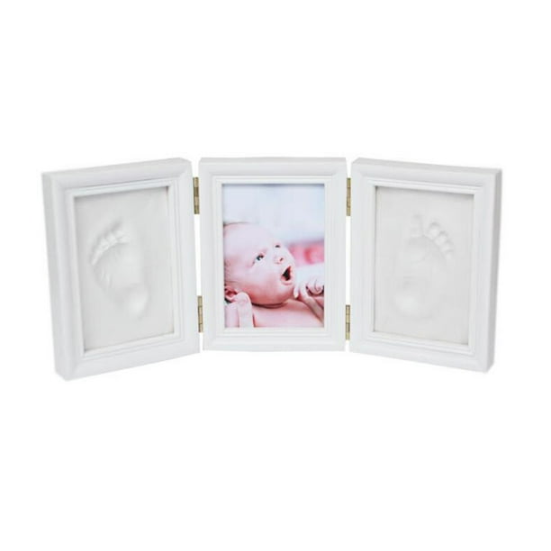 Handprint and Footprint Kit Clay Hand Print Picture Frame for Keepsake